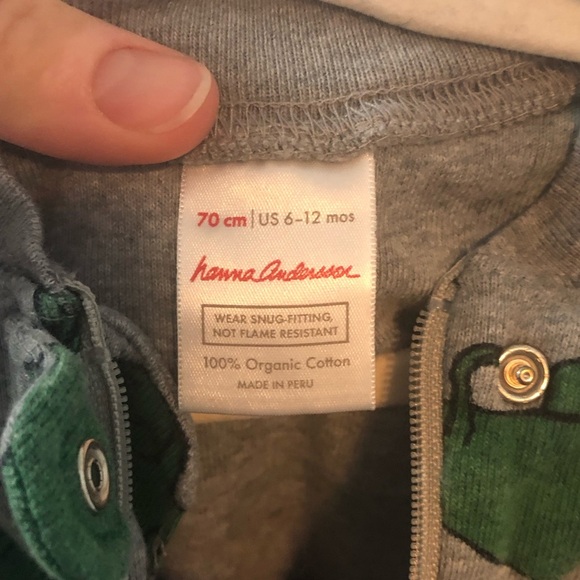 Hanna Andersson Night Night Sleeper Dinomite Dinosaur Organic Cotton 6-12 Months - Picture 3 of 4